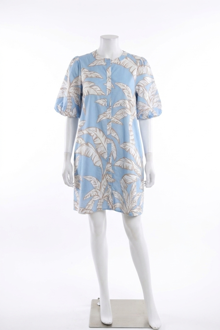 NEW ENTRO june beach dress in blue